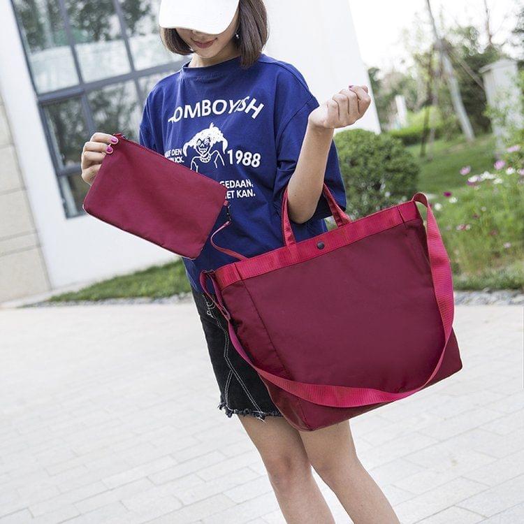 Leisure Fashion Nylon Single-shoulder Bag Handbag (Pink)