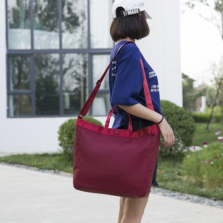 Leisure Fashion Nylon Single-shoulder Bag Handbag (Pink)