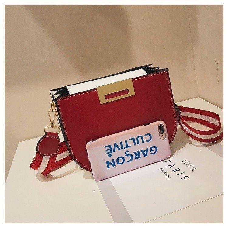 Multifunctional PU Leather Shoulder Crossbody Bag Women Handbag (White)