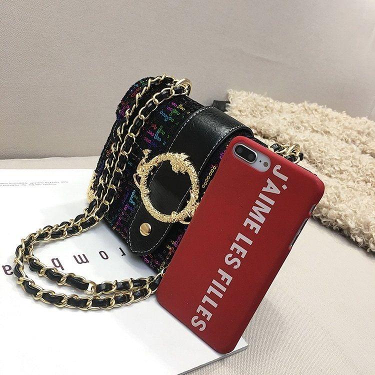 Casual Wool Shoulder Bag Ladies Handbag Messenger Bag (Colour)