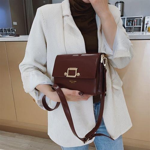 Fashion PU Leather Single Shoulder Bag Ladies Handbag Messenger Bag (Red)