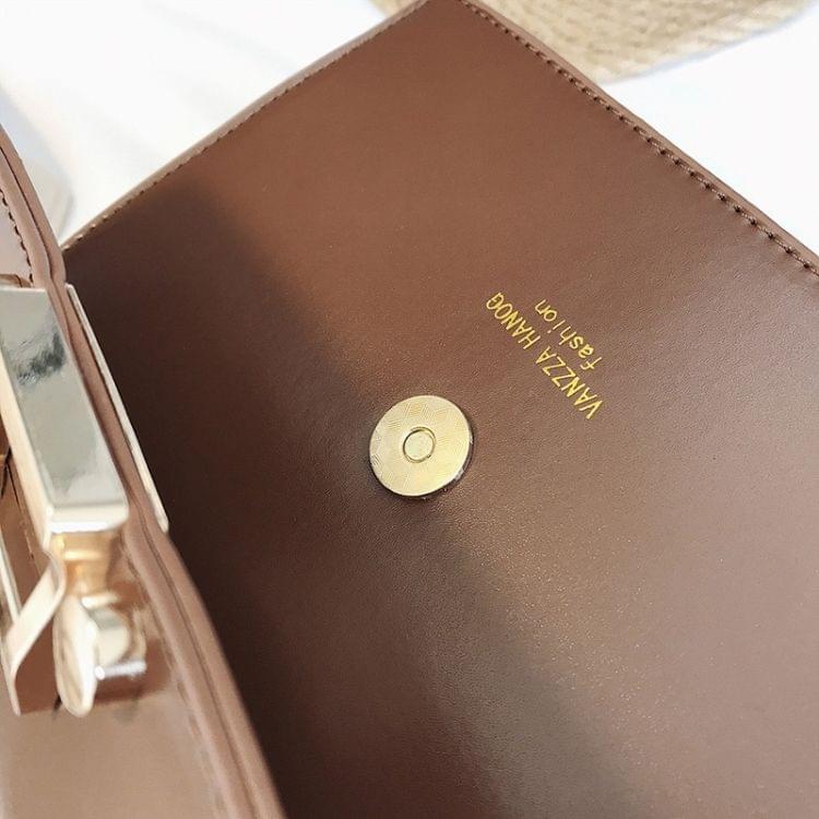 Fashion PU Leather Single Shoulder Bag Ladies Handbag Messenger Bag (Red)