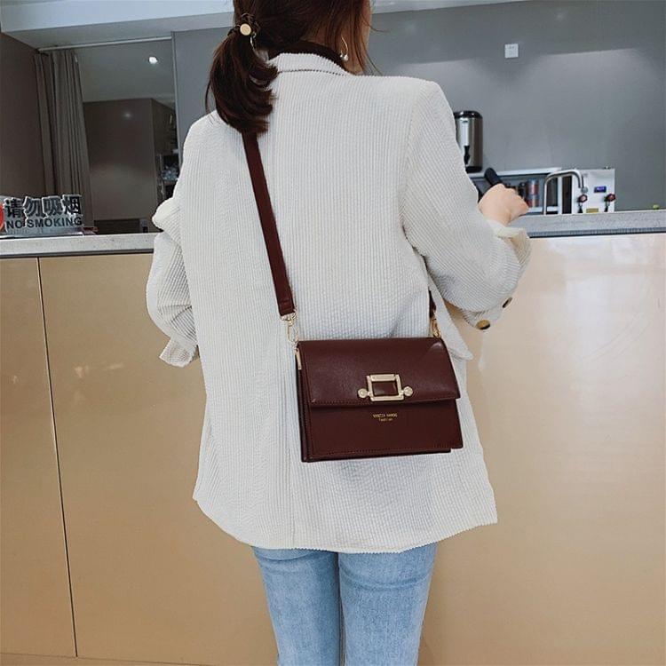 Fashion PU Leather Single Shoulder Bag Ladies Handbag Messenger Bag (Red)