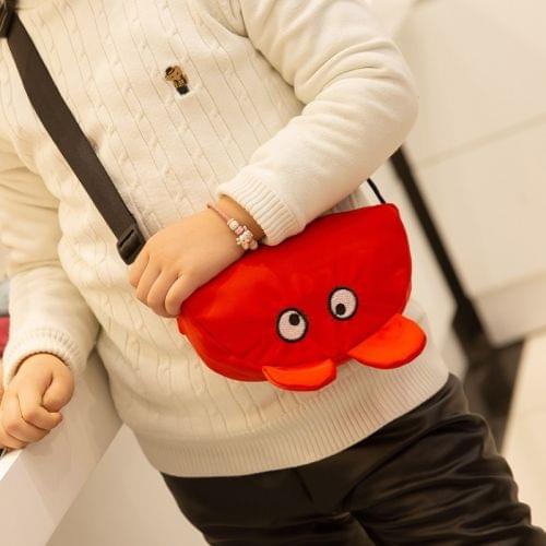 Cute Cartoon Ears Single Shoulder Bag Kids Waist Chest Bag Messenger Bag (Red)