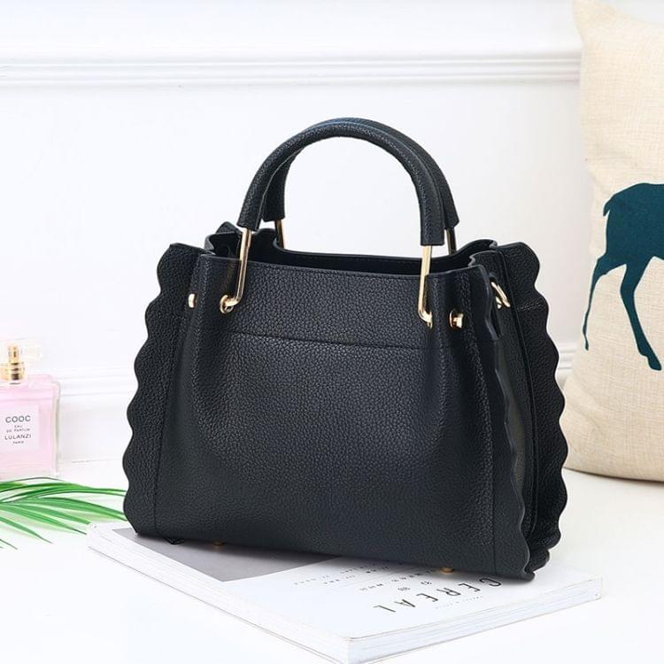 Leisure Fashion PU Slant Shoulder Bag Handbag with Bear Plush Ball(Grey)