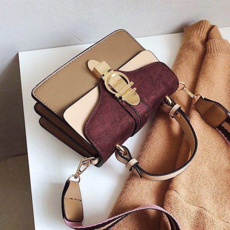 Women Leather Handbags Shoulder Bags Luxury Design Crossbody Purses(Red)