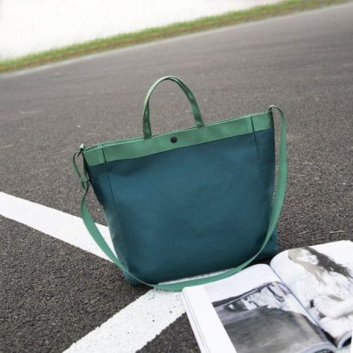 Leisure Fashion Nylon Single-shoulder Bag Handbag (Green)