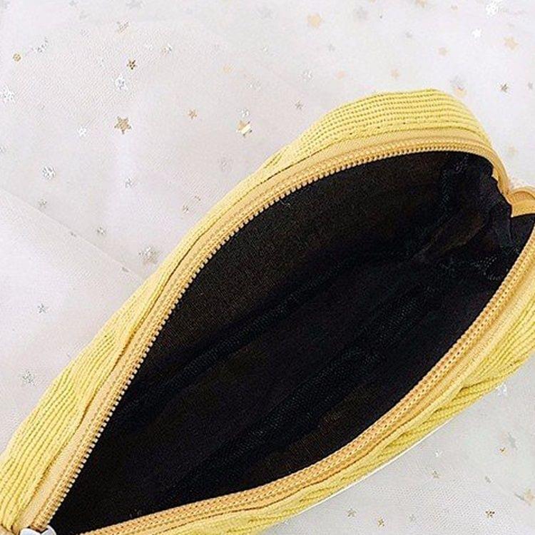 Car-shape Corduroy Single Shoulder Bag Ladies Handbag Messenger Bag (Green)