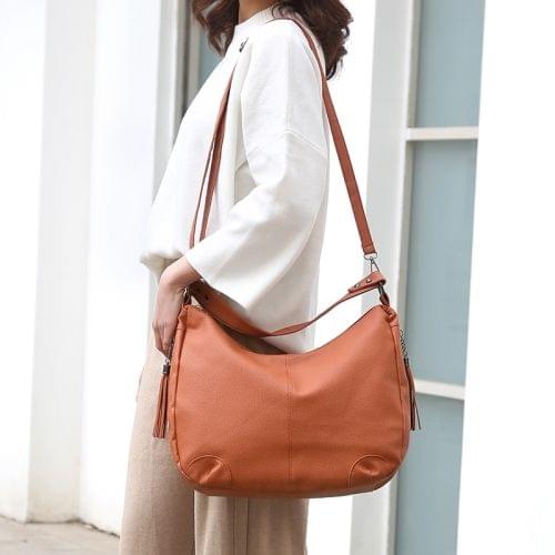 Fashion PU Shoulder Bag Ladies Handbag Messenger Bag (Brown)