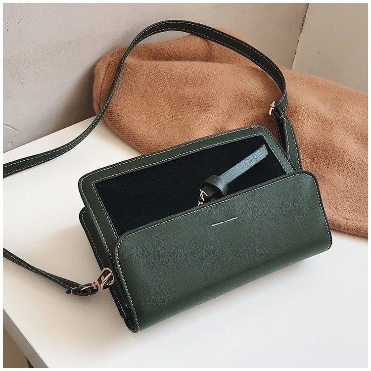 Fashion Candy Small Square Bag Wild Shoulder Bag Messenger Bag Ladies Handbag (Green)