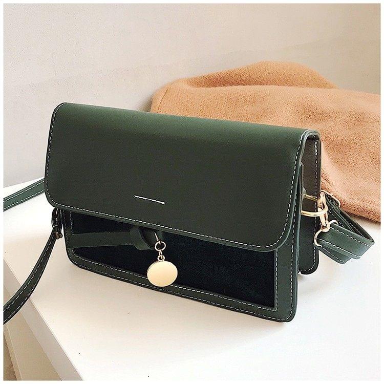 Fashion Candy Small Square Bag Wild Shoulder Bag Messenger Bag Ladies Handbag (Green)