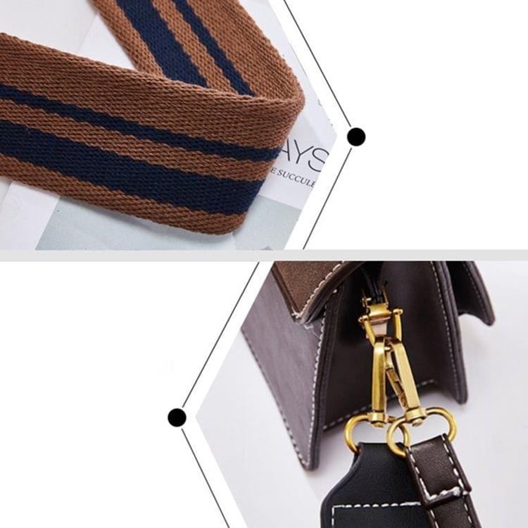 Double Strap Casual Shoulder Bag Ladies Handbag Messenger Bag (Coffee)