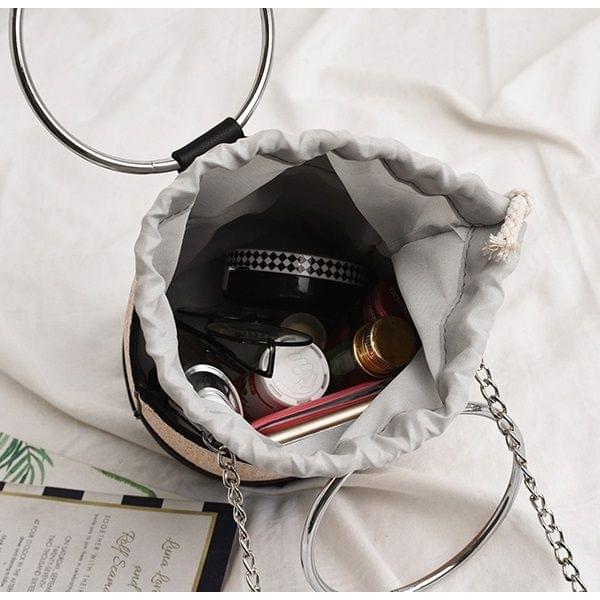 Casual Shoulder Bag Messenger Bag Ladies Handbag (Black-Cactus)