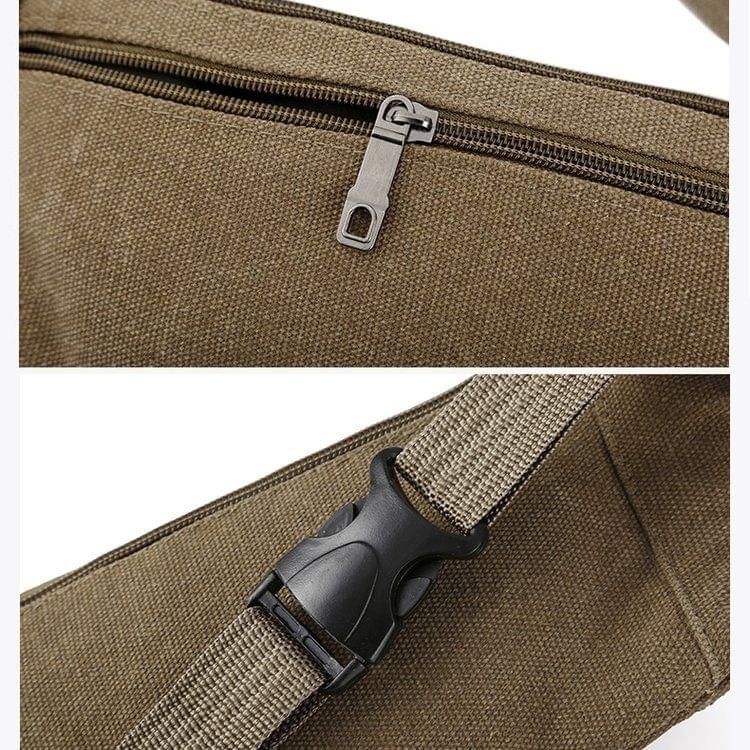 Cavans Single Shoulder Bag Waist Bag Chest Bag Messenger Bag (Green)