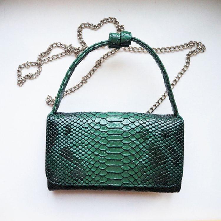 Genuine Leather Women Hand Bag Female Fashion Chain Shoulder Bag Luxury Designer Tote Messenger Bags(Red)