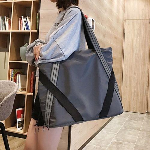 Leisure Fashion Oxford Cloth Shoulder Bag(Grey)