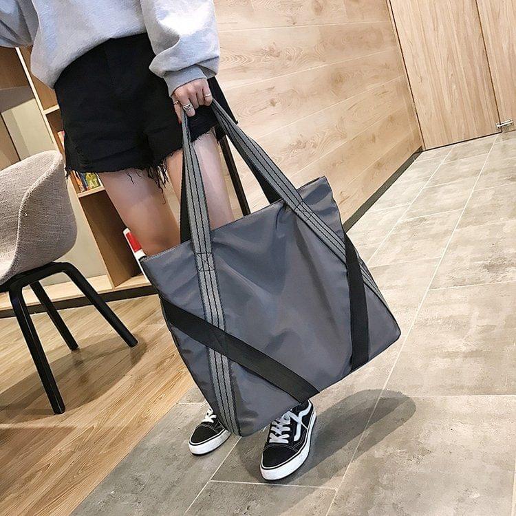 Leisure Fashion Oxford Cloth Shoulder Bag(Grey)