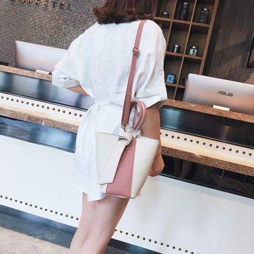 PU Shoulder Bag Ladies Handbag Messenger Bag (Pink)