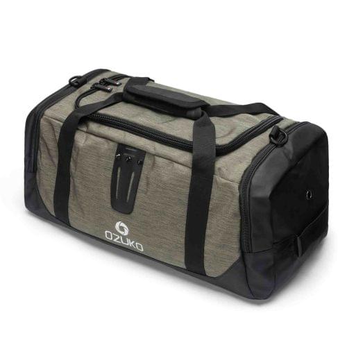 Ozuko 9005 Large Capacity Oxford Outdoor Travel Single Shoulder Handbag 21 Inch (Army Green)