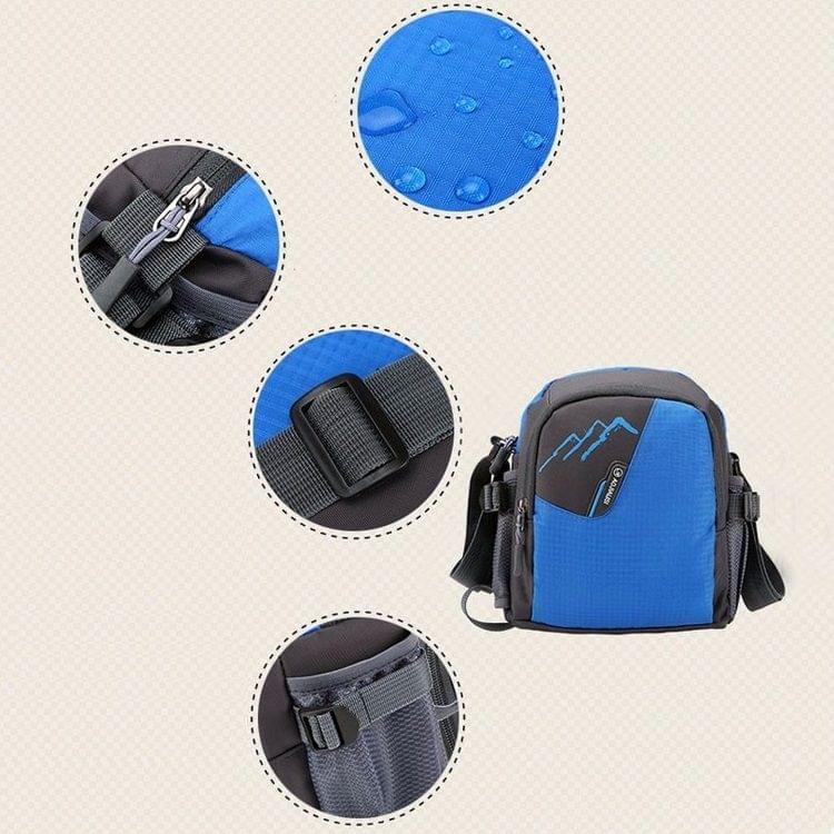 Nylon Single Shoulder Bag Outdoor Handbag (Purple)