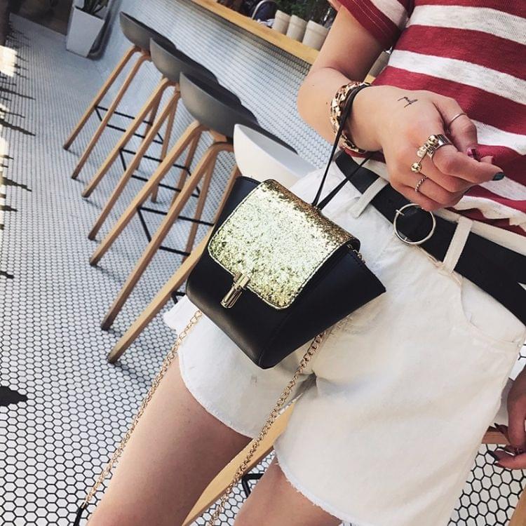Leisure Fashion PU Shoulder Bag Messenger Bag Handbag (Blue)