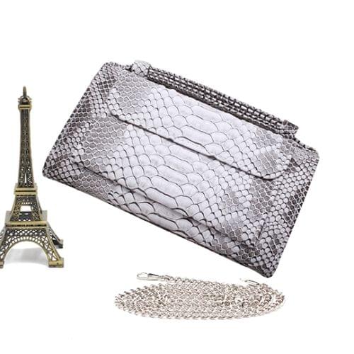Genuine Leather Women Hand Bag Female Fashion Chain Shoulder Bag Luxury Designer Tote Messenger Bags(Beige)