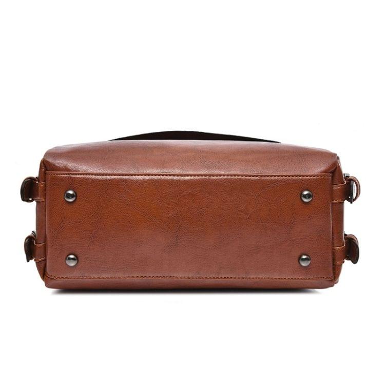 Casual PU Leather Shoulder Bag Ladies Handbag Messenger Bag (Blue)