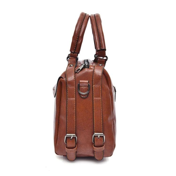Casual PU Leather Shoulder Bag Ladies Handbag Messenger Bag (Blue)