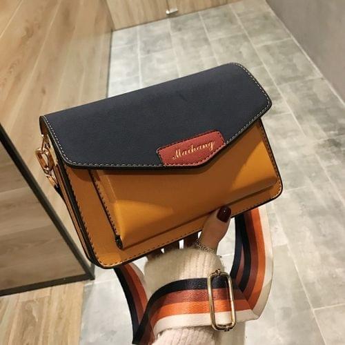 Women Small Square Bag Shoulder Bag Fashion Messenger Bag (Brown)
