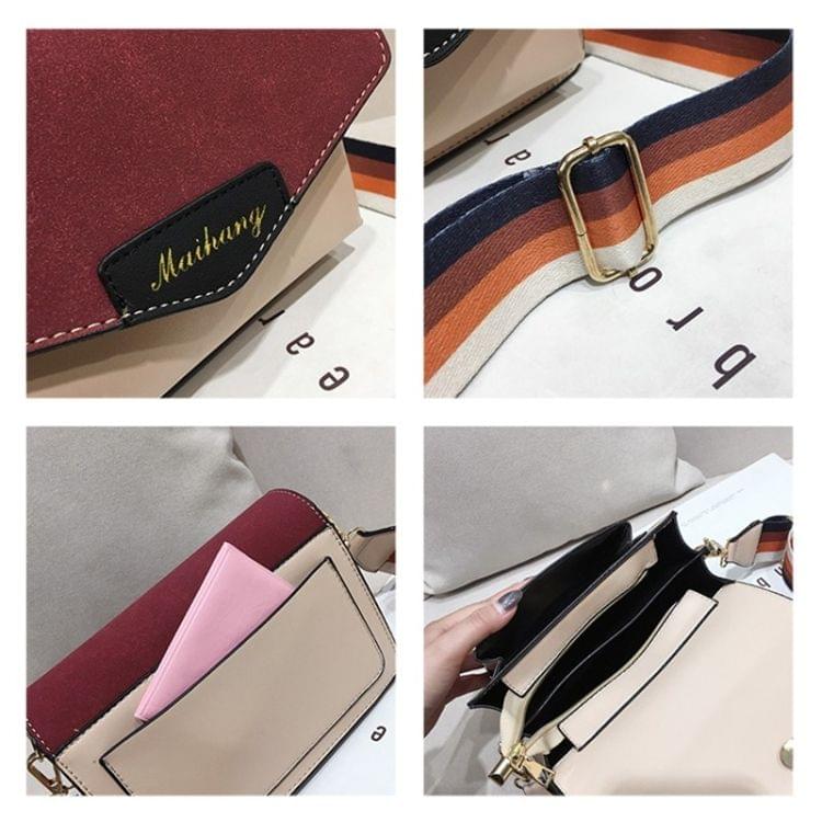 Women Small Square Bag Shoulder Bag Fashion Messenger Bag (Brown)