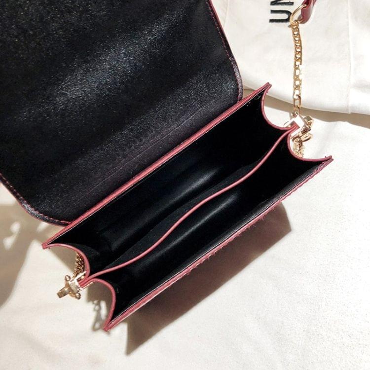 Magnetic Buckle Coating PU Leather Single Shoulder Bag Ladies Handbag Messenger Bag (Black)