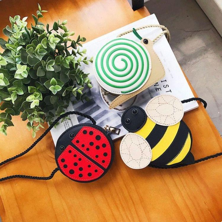 Baby Girls Tassel Purse handbag Kids Cross-body shoulder bag Gifts Cartoon Animals Bag(Bee)