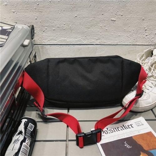 Leisure Shoulder Waist Travel Crossbody Handbag Bags (Black)