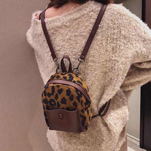 Leisure Fashion Double / Single Shoulder Bag Messenger Bag (Brown)