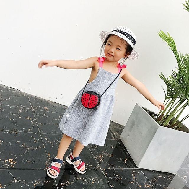 Baby Girls Tassel Purse handbag Kids Cross-body shoulder bag Gifts Cartoon Animals Bag(Ladybug)