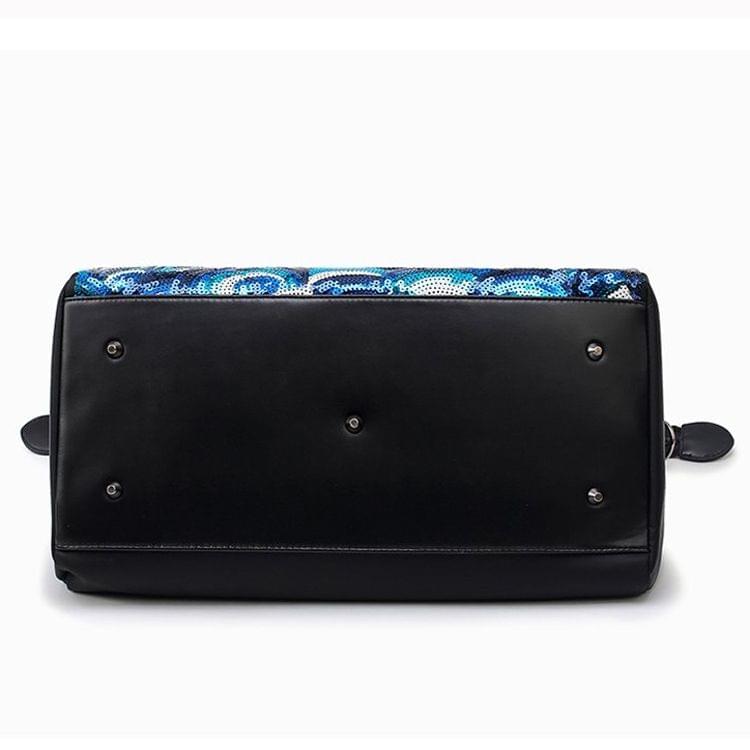 Dog Pattern Leisure Fashion Oxford Cloth Slant Shoulder Bag Handbag(Black)