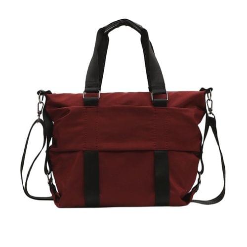 Large-capacity One-shoulder Slung Portable Men's Bag Handbag (Red)