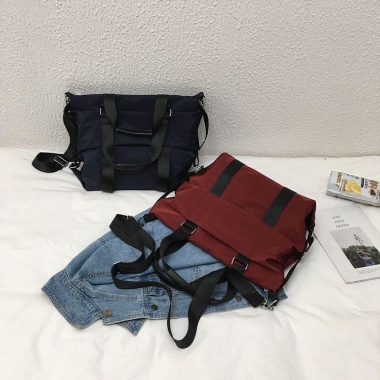 Large-capacity One-shoulder Slung Portable Men's Bag Handbag (Red)