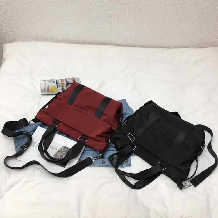 Large-capacity One-shoulder Slung Portable Men's Bag Handbag (Red)