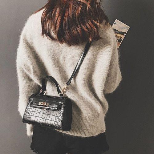 Urban Style Casual Shoulder Bag Ladies Handbag Messenger Bag (Black)