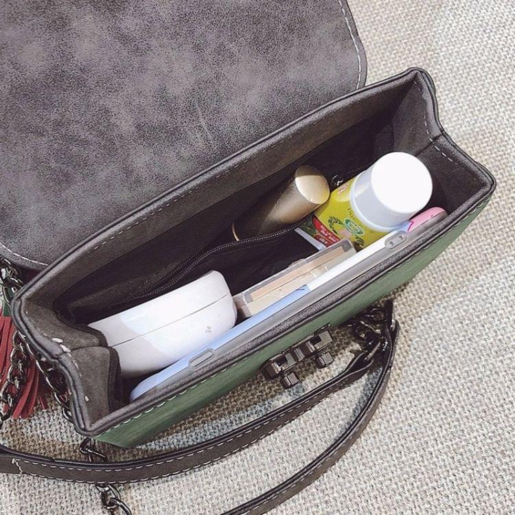 Fashion PU Leather Single Shoulder Bag Ladies Handbag Messenger Bag with Star Pendant (Grey)