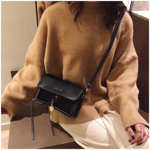 Fashion Candy Small Square Bag Wild Shoulder Bag Messenger Bag Ladies Handbag (Black)