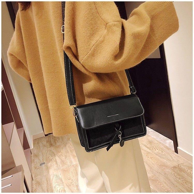 Fashion Candy Small Square Bag Wild Shoulder Bag Messenger Bag Ladies Handbag (Black)