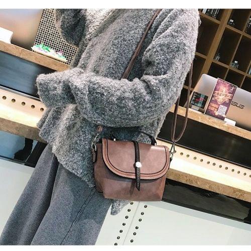 Fashion PU Leather Single Shoulder Bag Ladies Messenger Bag Handbag (Pink)