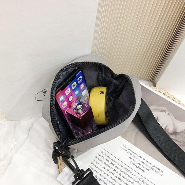 Ducks Pattern Cavans Single Shoulder Bag Ladies Handbag Messenger Bag (Grey)