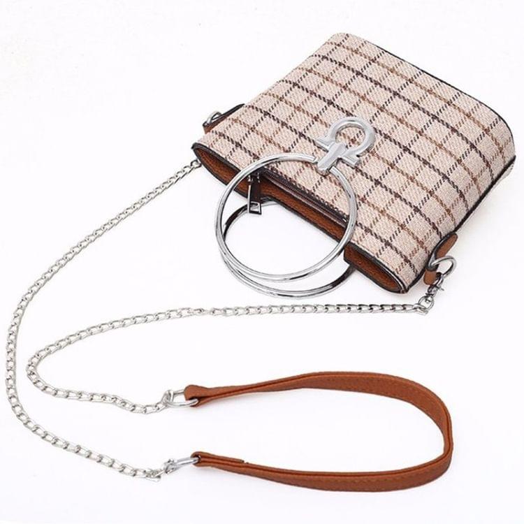 Fashion Bucket Style Multifunctional Single Shoulder Bag Ladies Handbag Chain Bag (Pink)