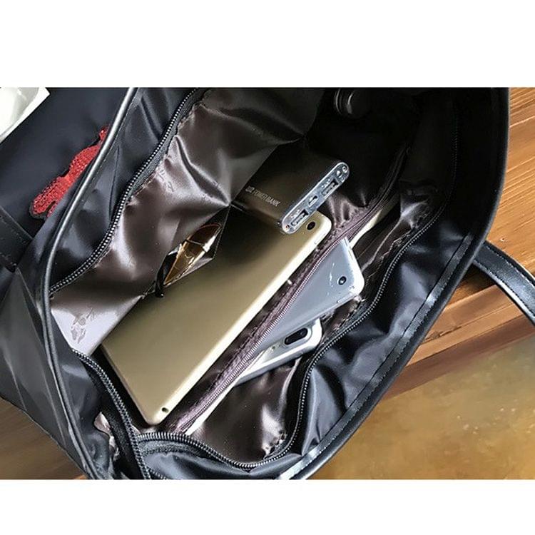 Leisure Fashion Nylon Shoulder Bag Handbag (Gold)