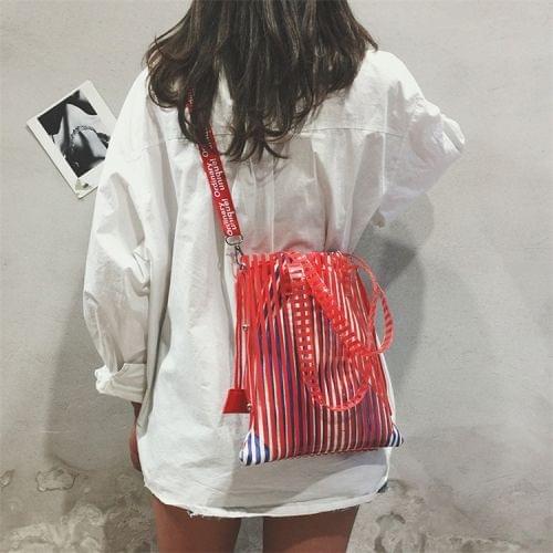 Leisure Fashion Slant Shoulder Bag Handbag (Red)