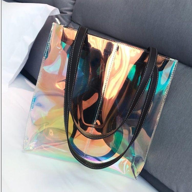 Detachable Ailurus Fulgens Laser Process Casual Shoulder Bag Ladies Handbag Messenger Bag (Brown)