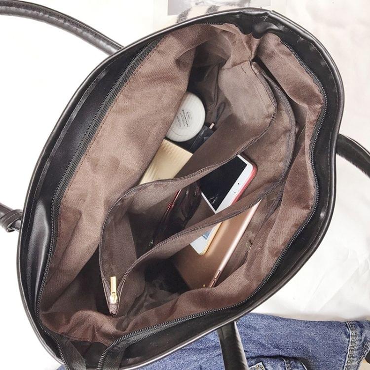 Woolen Grid Pattern Backpack Women Bag Fashion Tote Bag Handbag